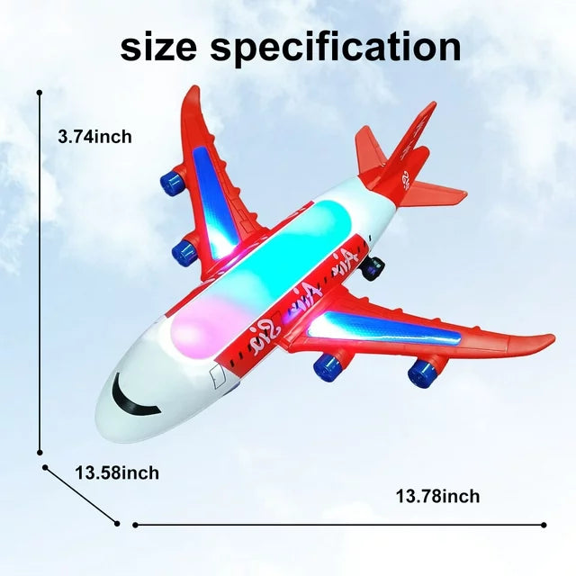 Battery Operated Airliner Toy With Light & Sound