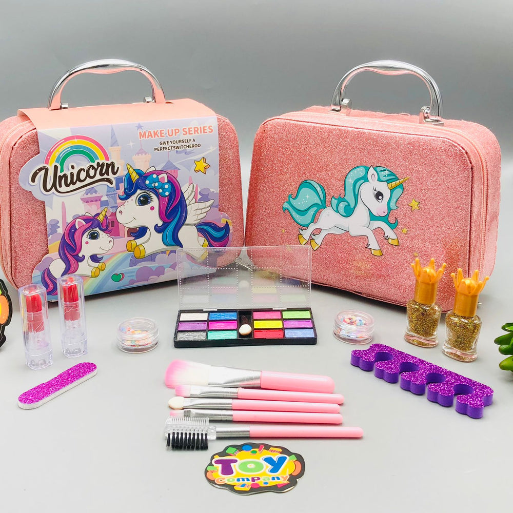 16Pcs Realistic Unicorn Makeup Bag