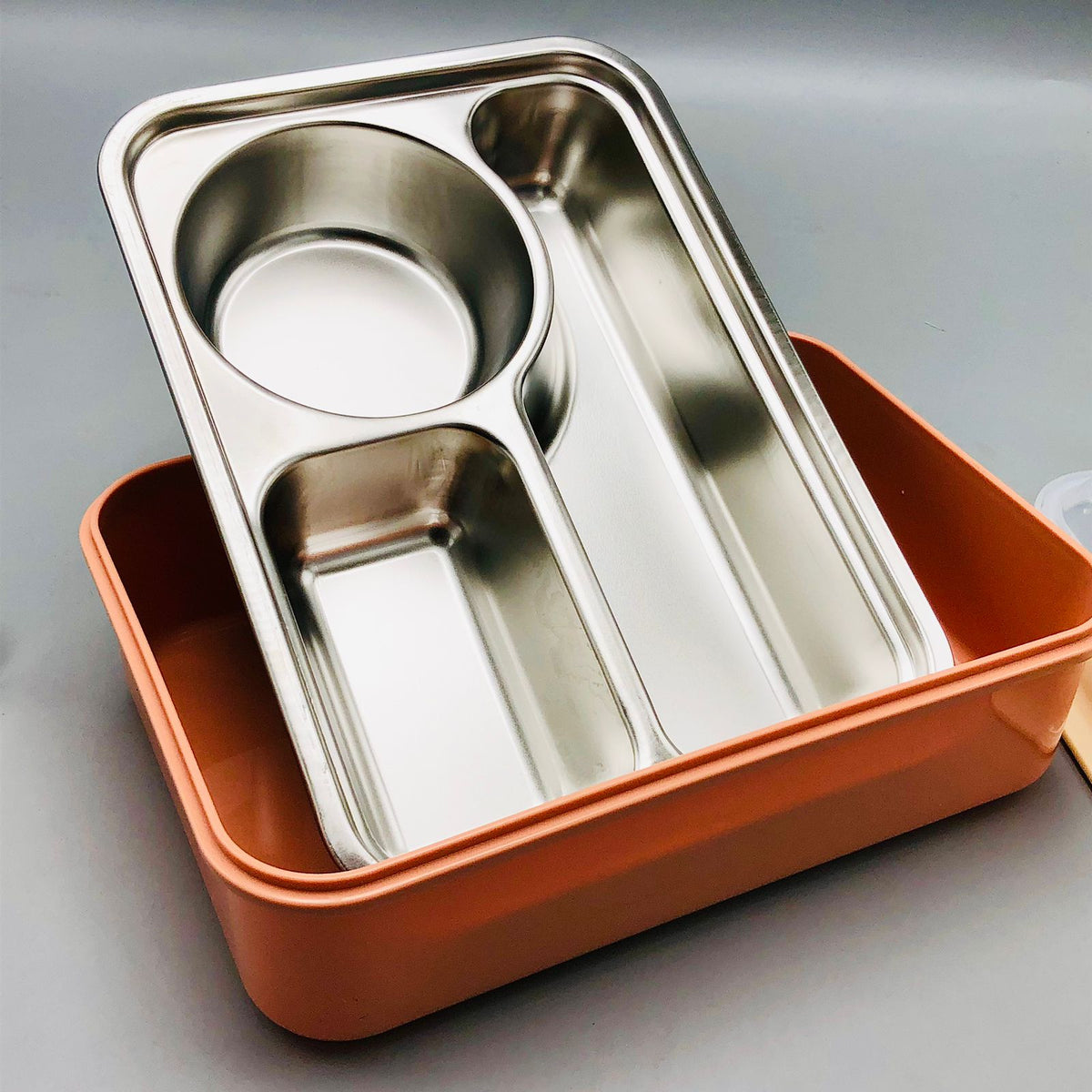 Stainless Steel Bunny Design Kids Lunch Box