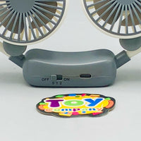 Rechargeable Two Wind Speed Neck Fan