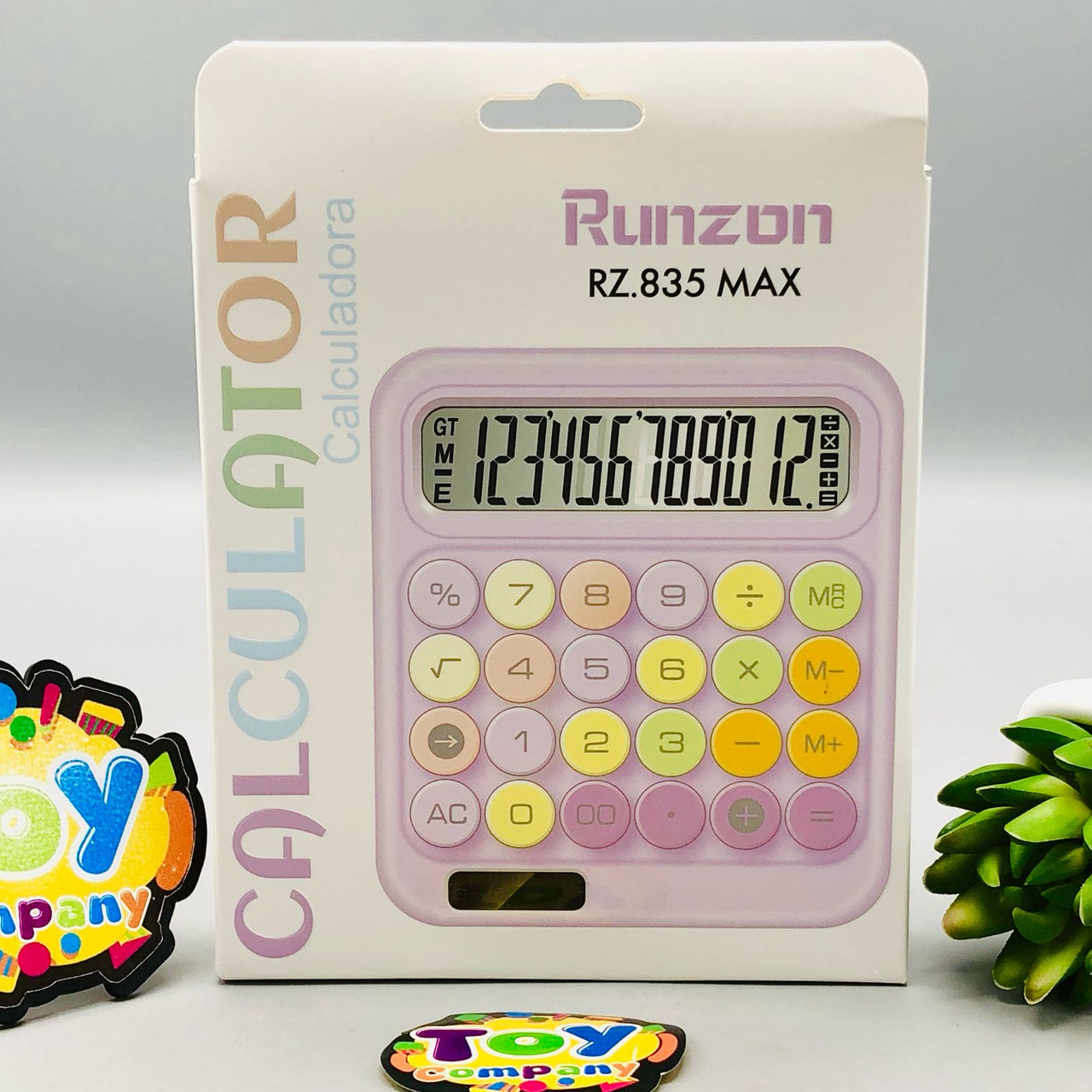 Electronic Multi-Color Dual Power Calculator