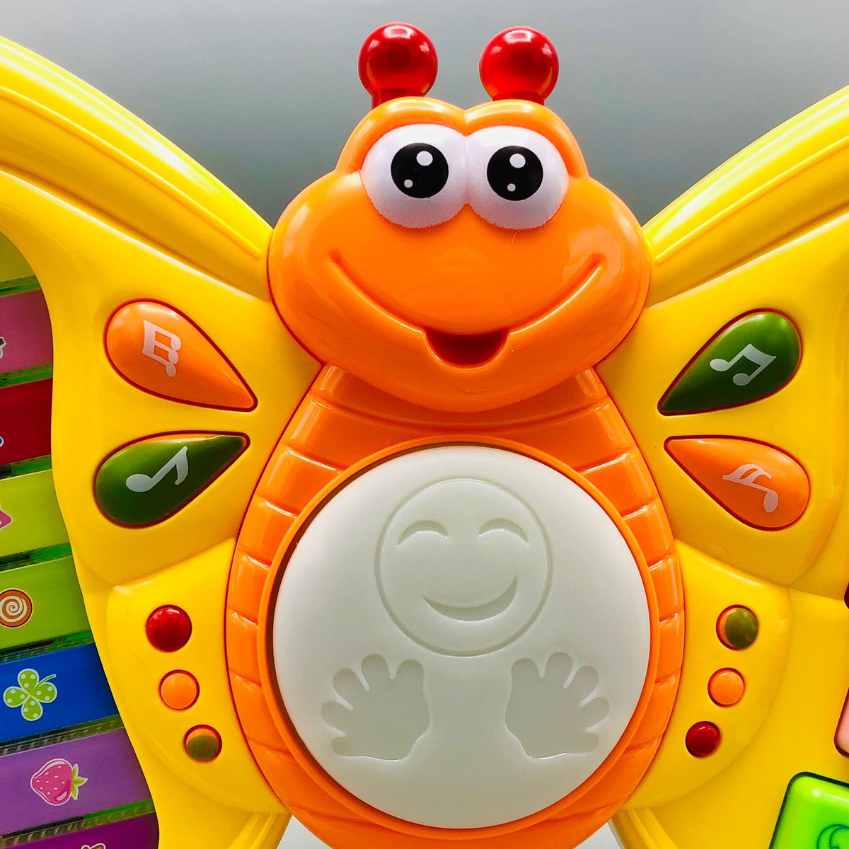 Battery Operated Butterfly Piano With Light & Music