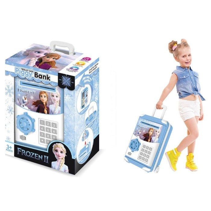 Frozen Trolley Piggy Bank For Girls