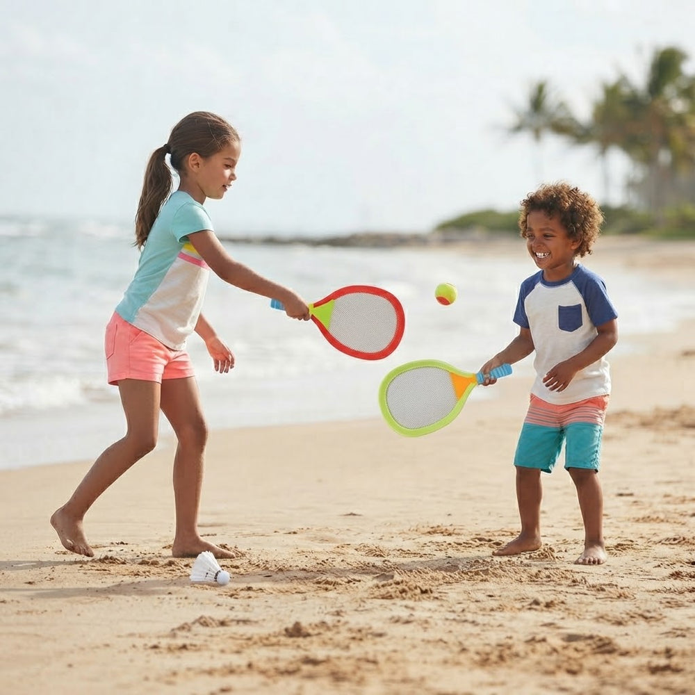 53cm Kids Junior Badminton Racket Set