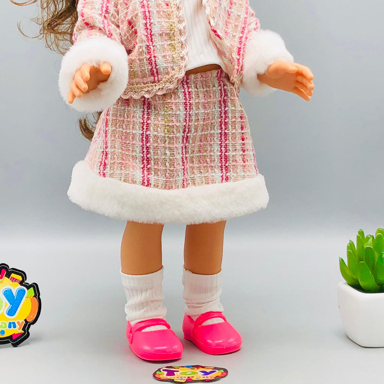 18* Inches Premium Movable Joints Chic Winter Dress Doll