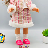 18* Inches Premium Movable Joints Chic Winter Dress Doll