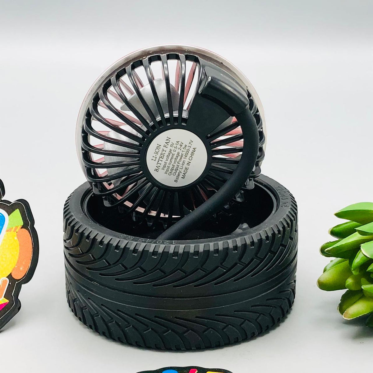 Rechargeable & Foldable Analogue Tyre Fan