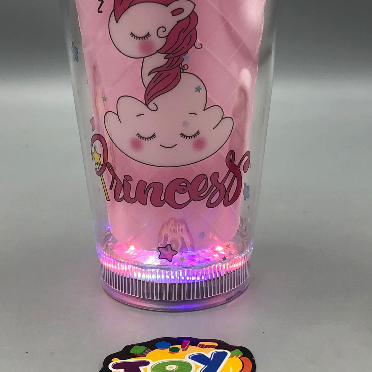 Premium Glitter Unicorn Water Mug With Cool Lights