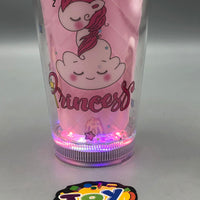Premium Glitter Unicorn Water Mug With Cool Lights