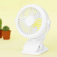 Rechargeable Mini Slim Table Clamp Fan