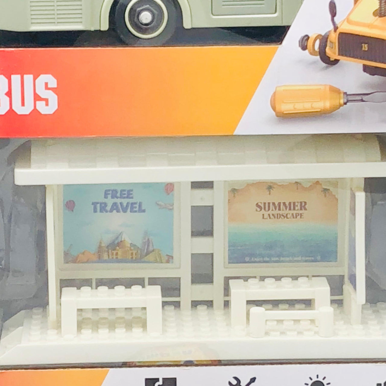 Large Detachable Kids School Bus With Light & Sound