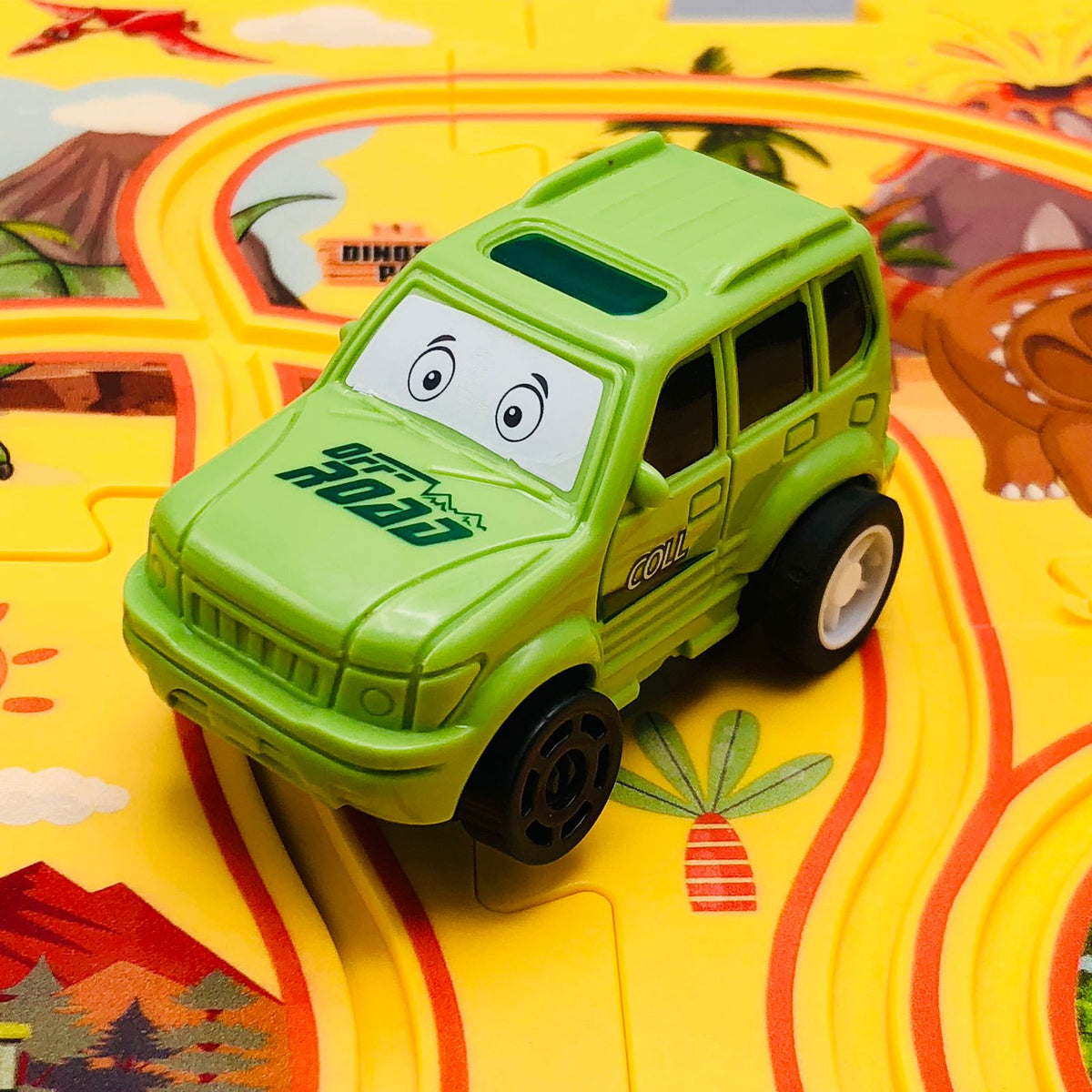 Manual 5Pcs DIY Track Car Puzzle Set - Minor Fault