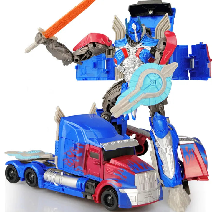 2in1 Manual Transformation Robot With Weapon