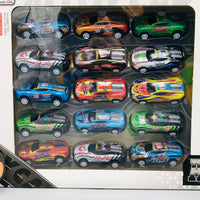 15Pcs Mini Alloy Cars With Launcher
