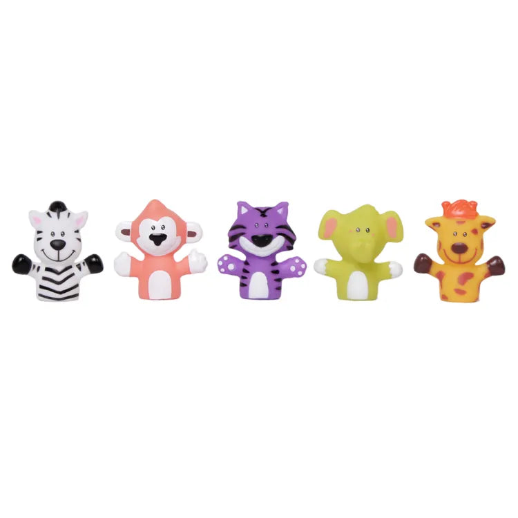 Cartoon Farm Animals Finger Puppet - 5 Pcs
