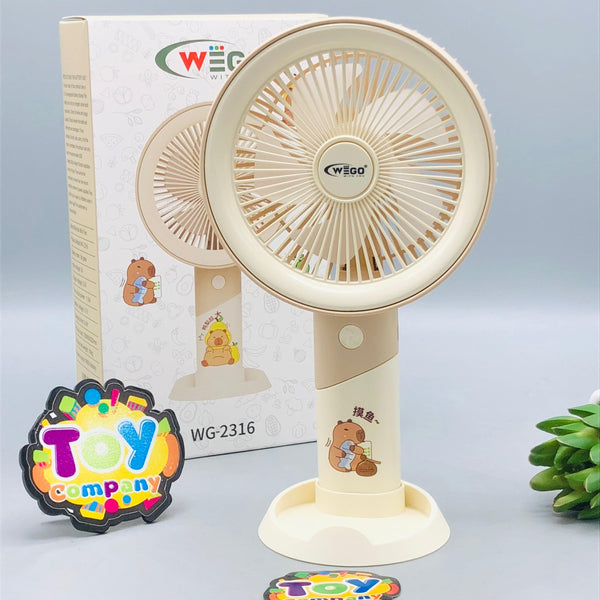 8.5" Rechargeable Cartoon Theme Desktop Fan