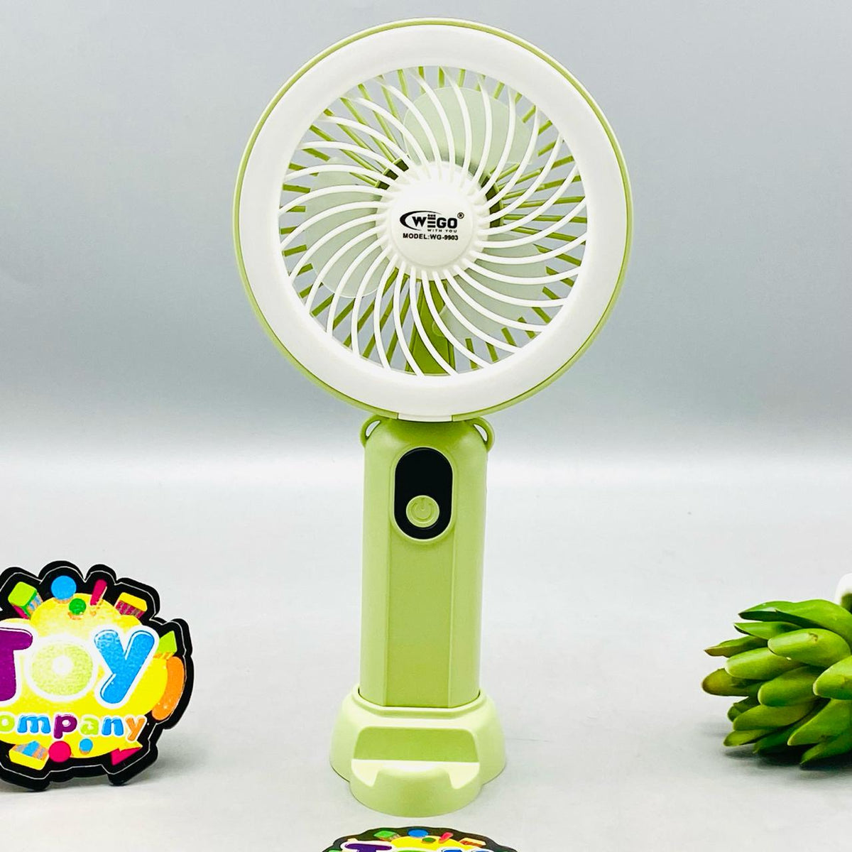 8.5" Rechargeable & Foldable Cooling Fan With Light