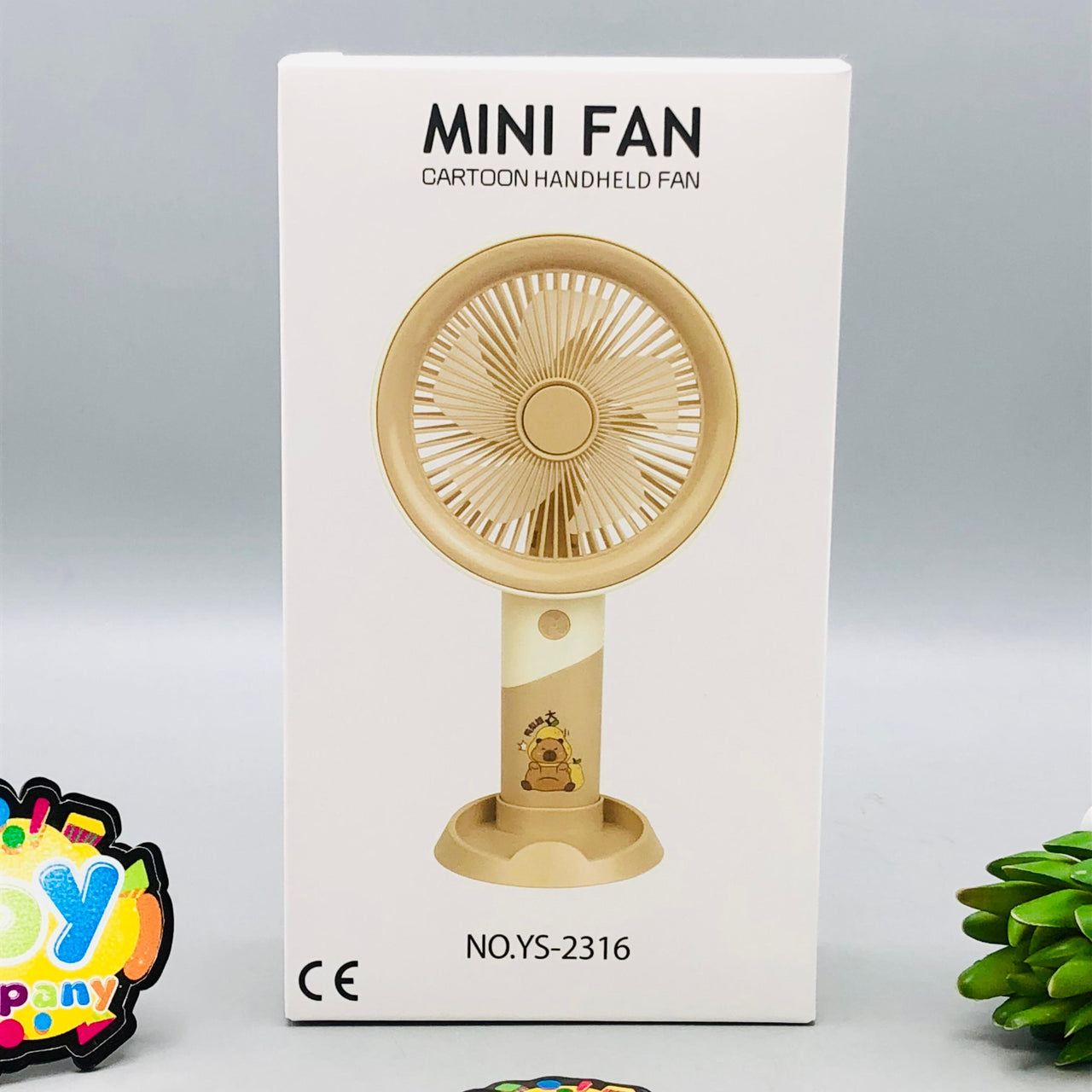 8.5" Rechargeable Fruit Theme Tabletop Fan