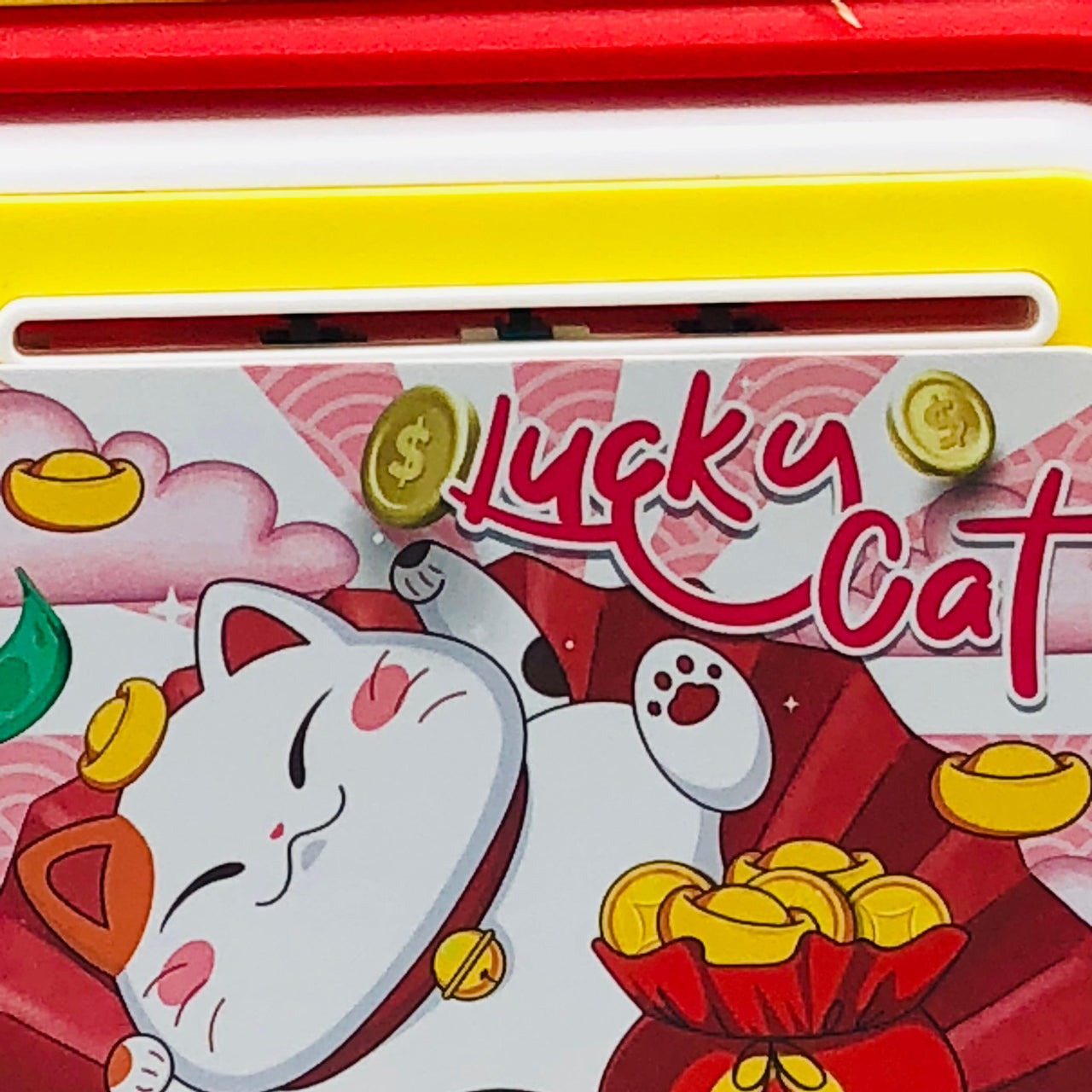 Lucky Cat Face Recognition & Fingerprint Unlock ATM Machine