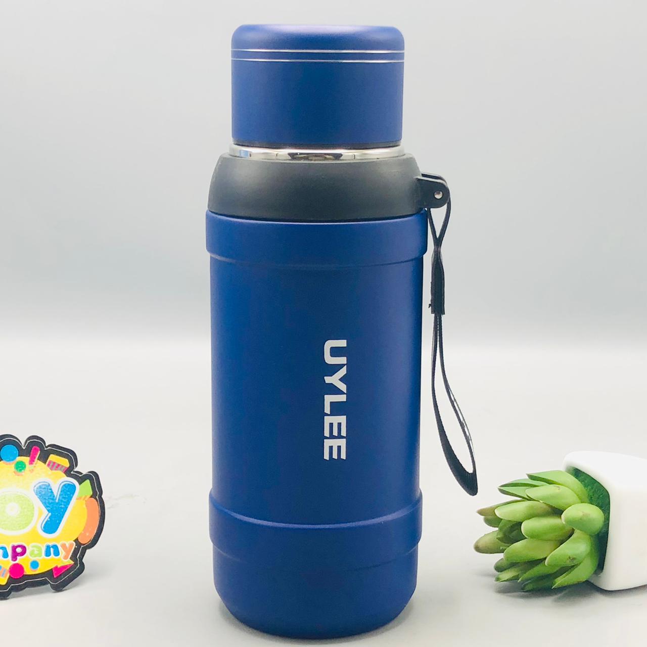 800ml Stainless Steel Sports Water Bottle - Blue