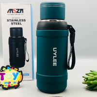 800ml Stainless Steel Sports Water Bottle - Green