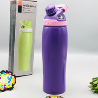 800ml Stainless Steel Vacuum Insulated Sports Water Bottle - Purple