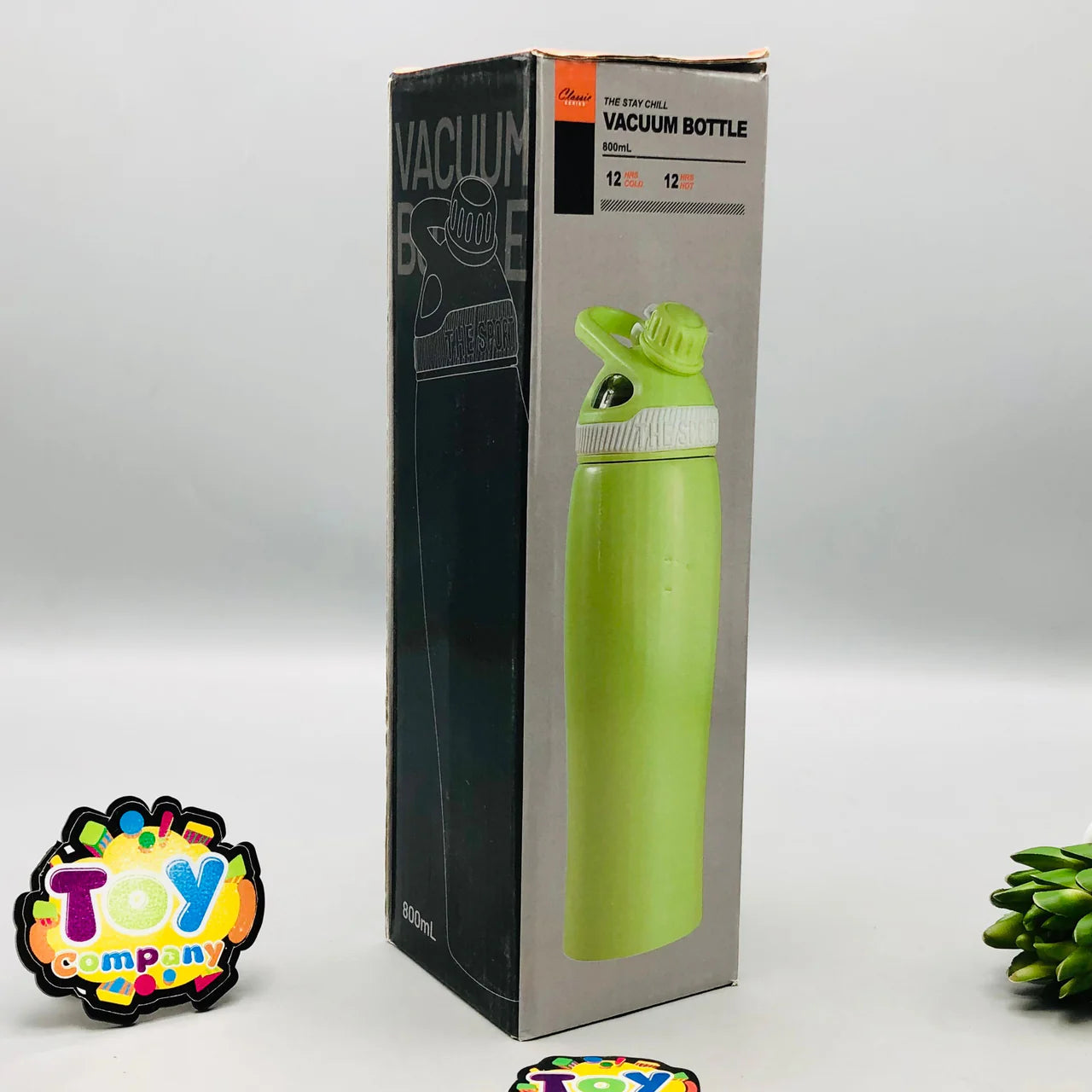 800ml Stainless Steel Vacuum Insulated Sports Water Bottle - Purple