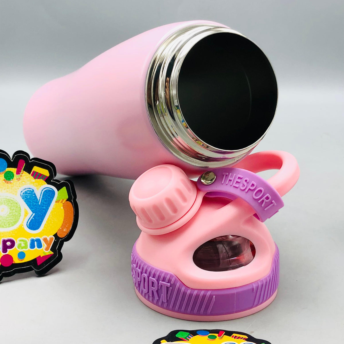 800ml Stainless Steel Vacuum Insulated Sports Water Bottle - Pink