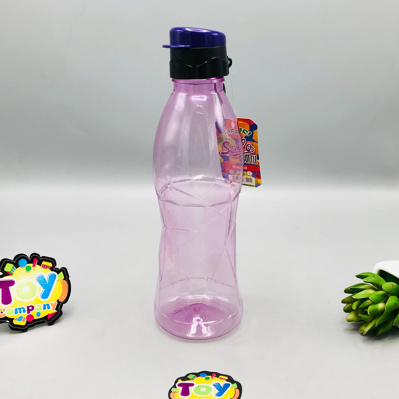 800ml Plastic Safari Solo Transparent Water Bottle