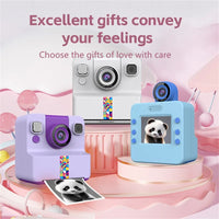 Kids HD Flip Lens Instant Print Camera