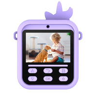 Kids  Unicorn Themed Instant Print Camera With Silicon Case