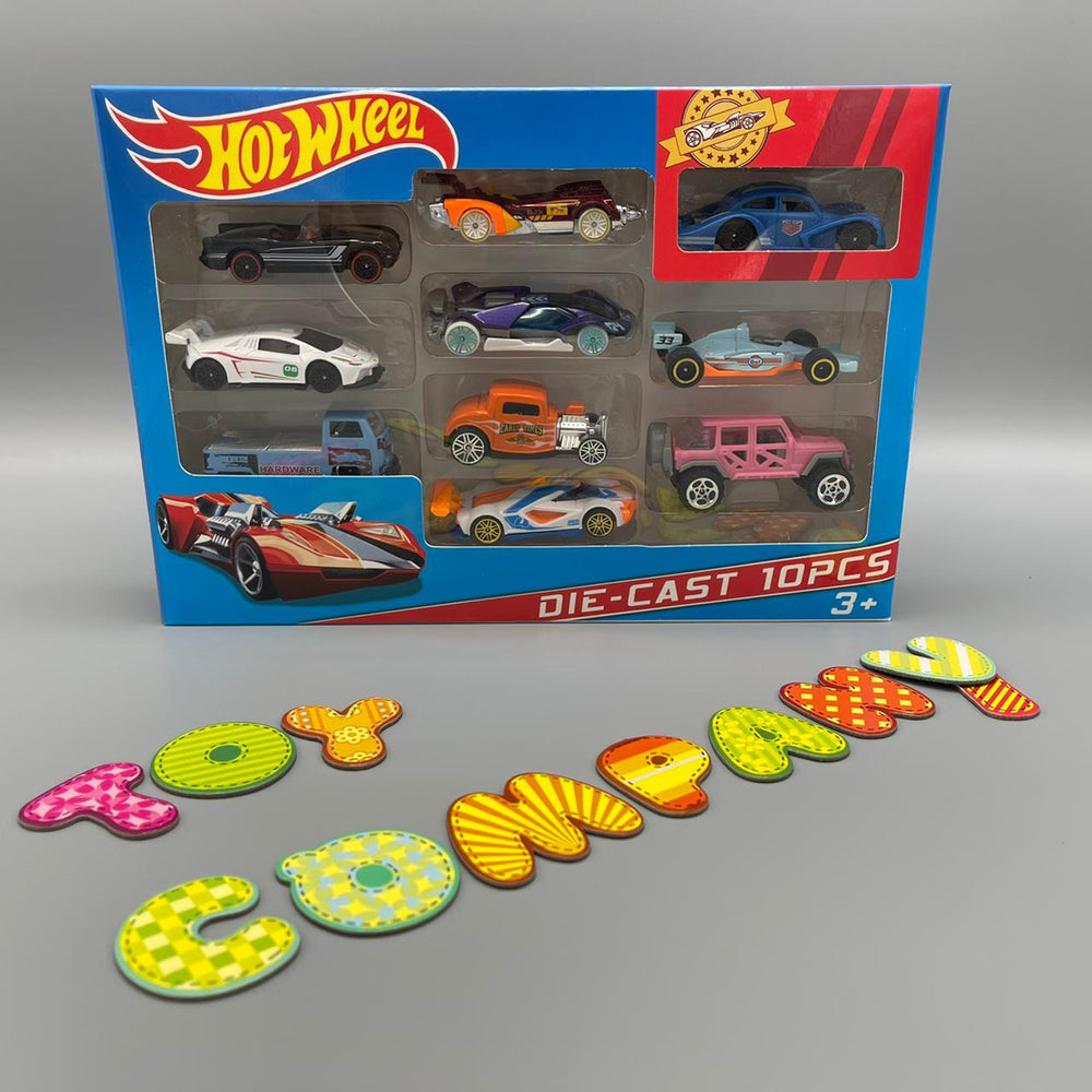 Hot Wheels Set of 10 Vehicles