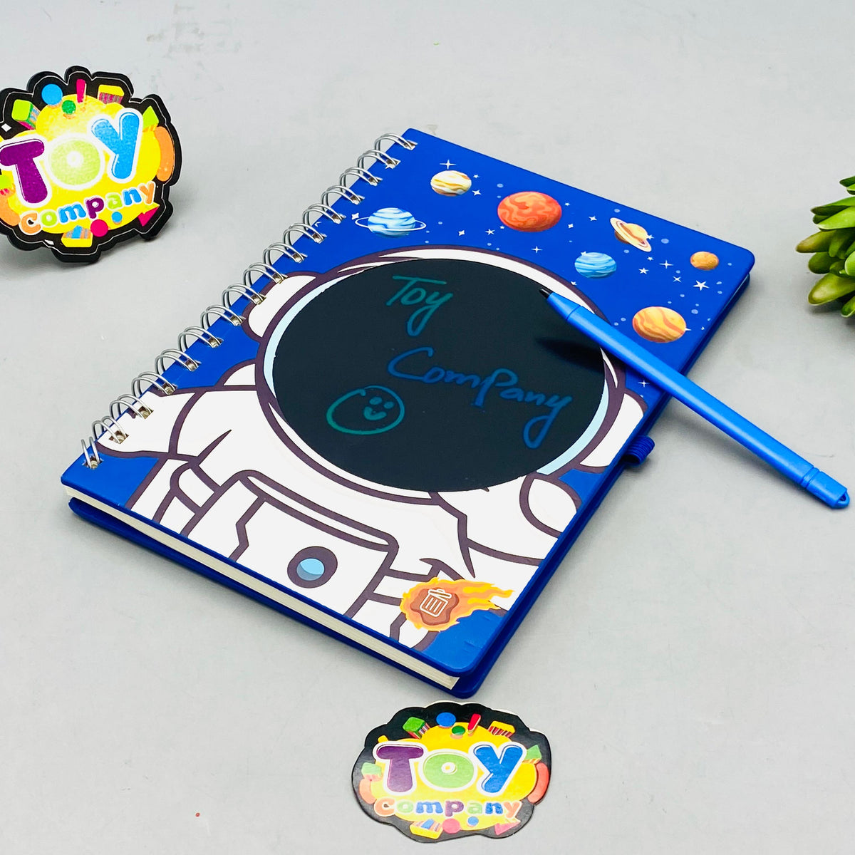 80 Pages Premium Space Theme Diary With LCD Writing Tablet