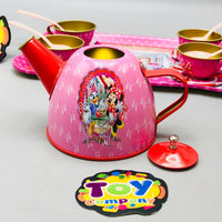 Kids 18Pcs Mickey Mouse Themed Metal Tea Set