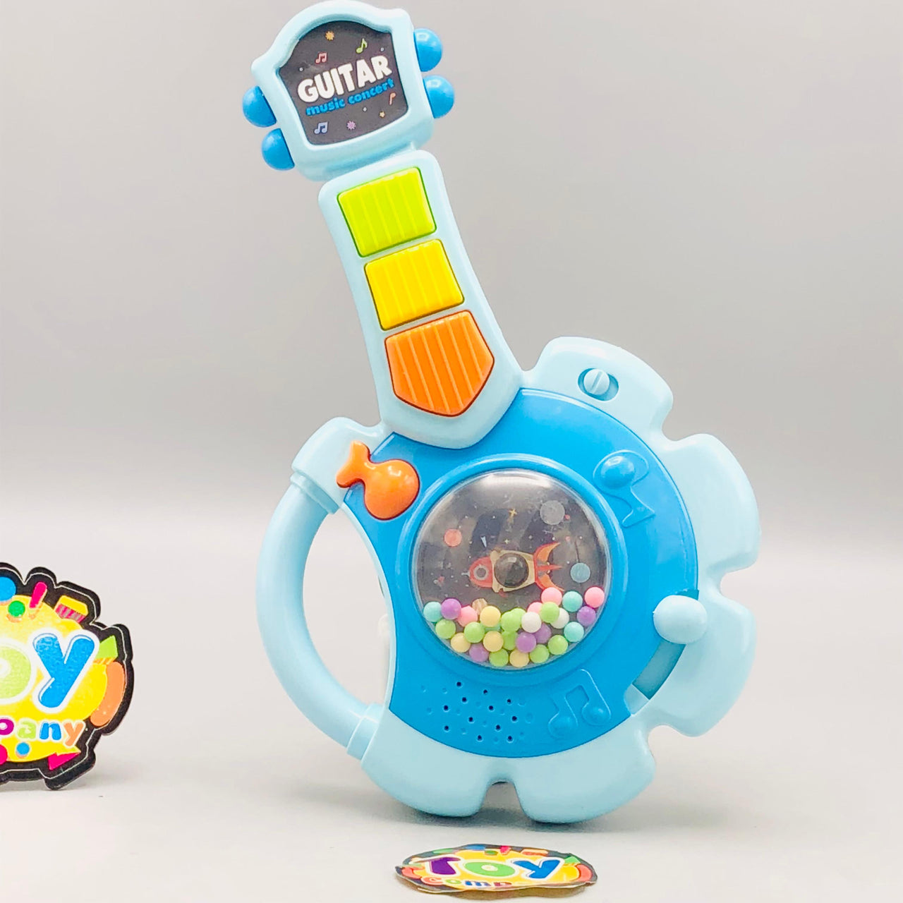 2in1 Kids Mini Guitar With Light & Sound