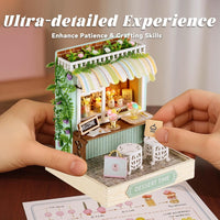 DIY Miniature Dessert Time Shop With LED Lights