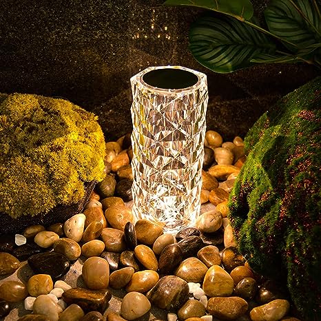 Crystal Table Lamp-USB Charging & Touchable