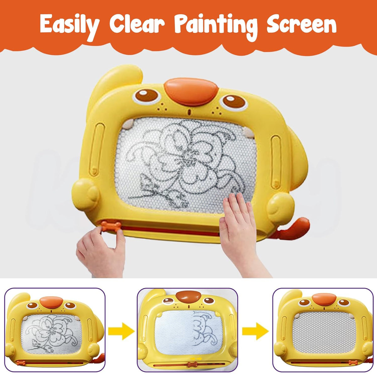 2 in 1 Premium Magnetic Beads & Drawing Board