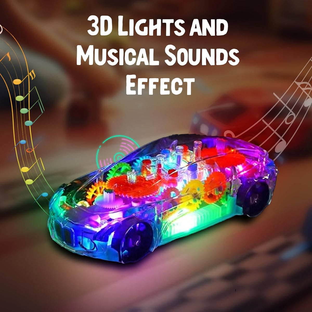 Electric Transparent Gear Concept Car With Light & Sound