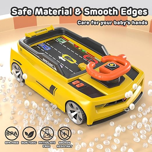 Duck Themed Car Racing Adventure Steering Wheel