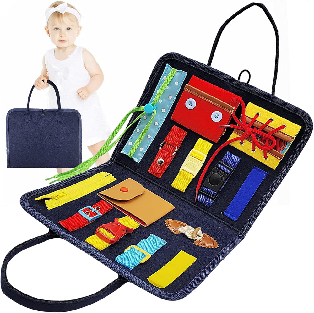 Multi-functional Toddlers Basic Skills Busy Bag