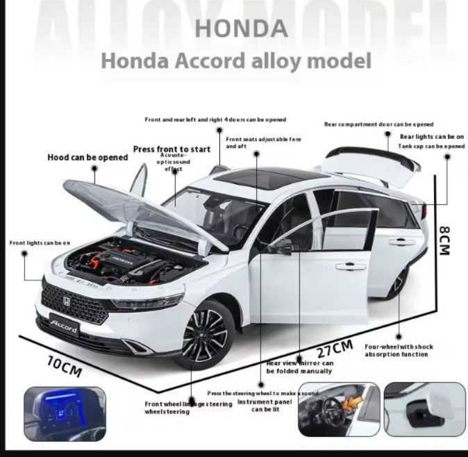 1:18 Diecast Honda Elevan Accord Model Car