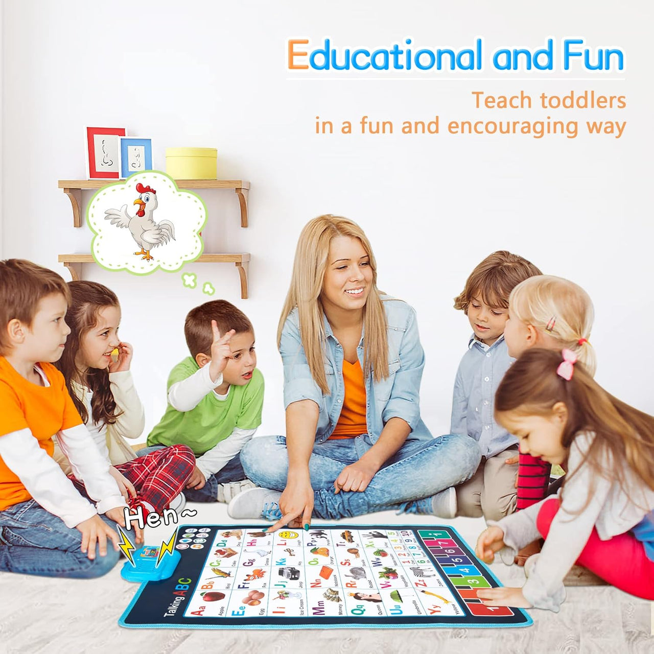 Electronic Multi-functional Alphabet Learning Wall Chart