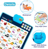 Electronic Multi-functional Alphabet Learning Wall Chart