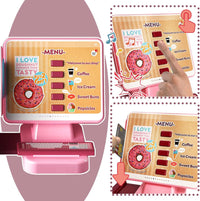 28Pcs Pretend Play Ice-Cream Shop With Coffee Maker