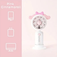 Rechargeable Mini Cartoon Design Desktop Fan