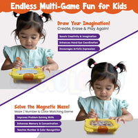 2 in 1 Premium Magnetic Beads & Drawing Board