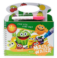 Magic Water Paint Book With Pen - Assortment