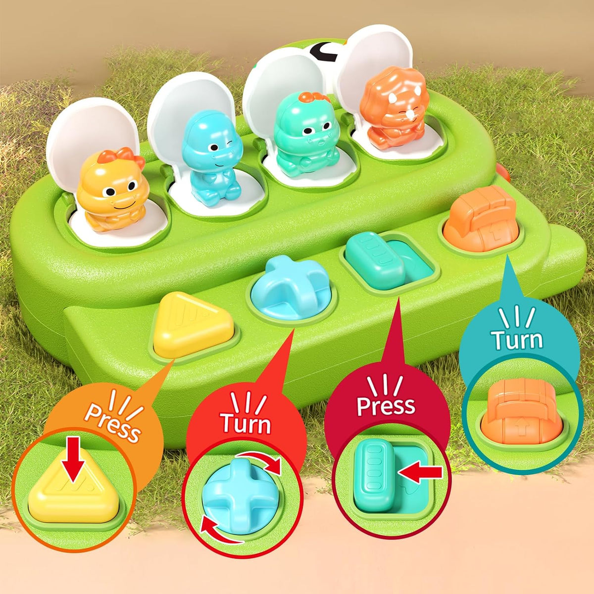 Dinosaur Land Pop-up Activity Toy