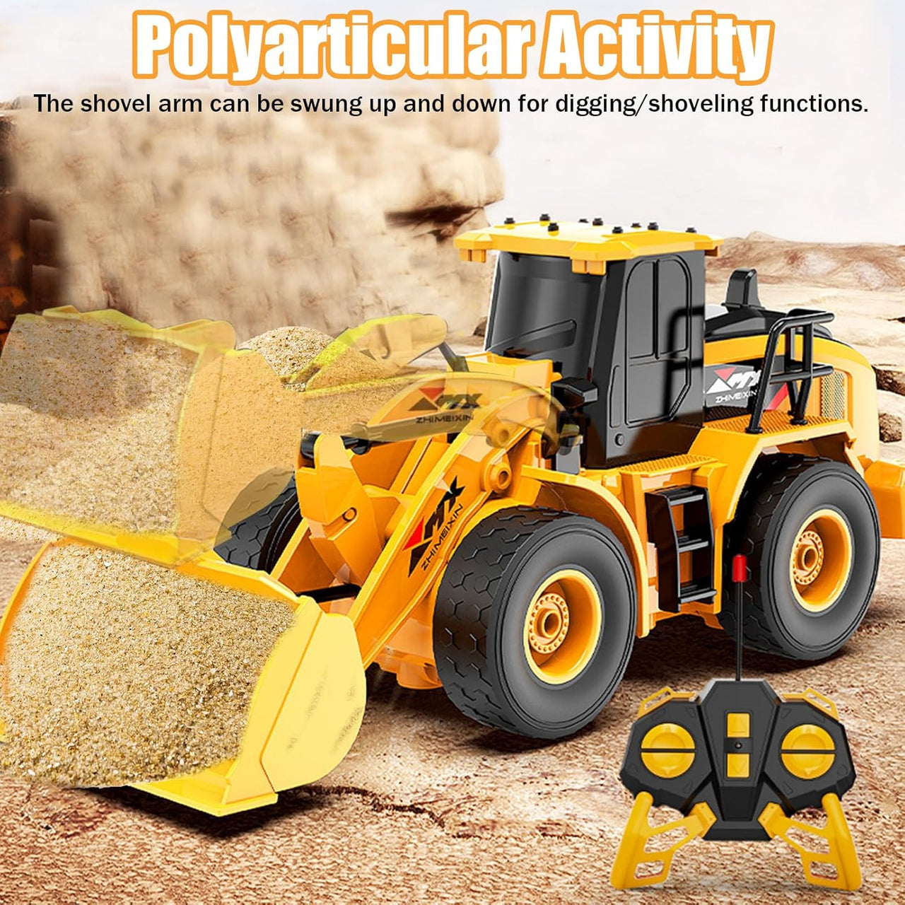 2.4G Remote Control Bulldozer With Lights
